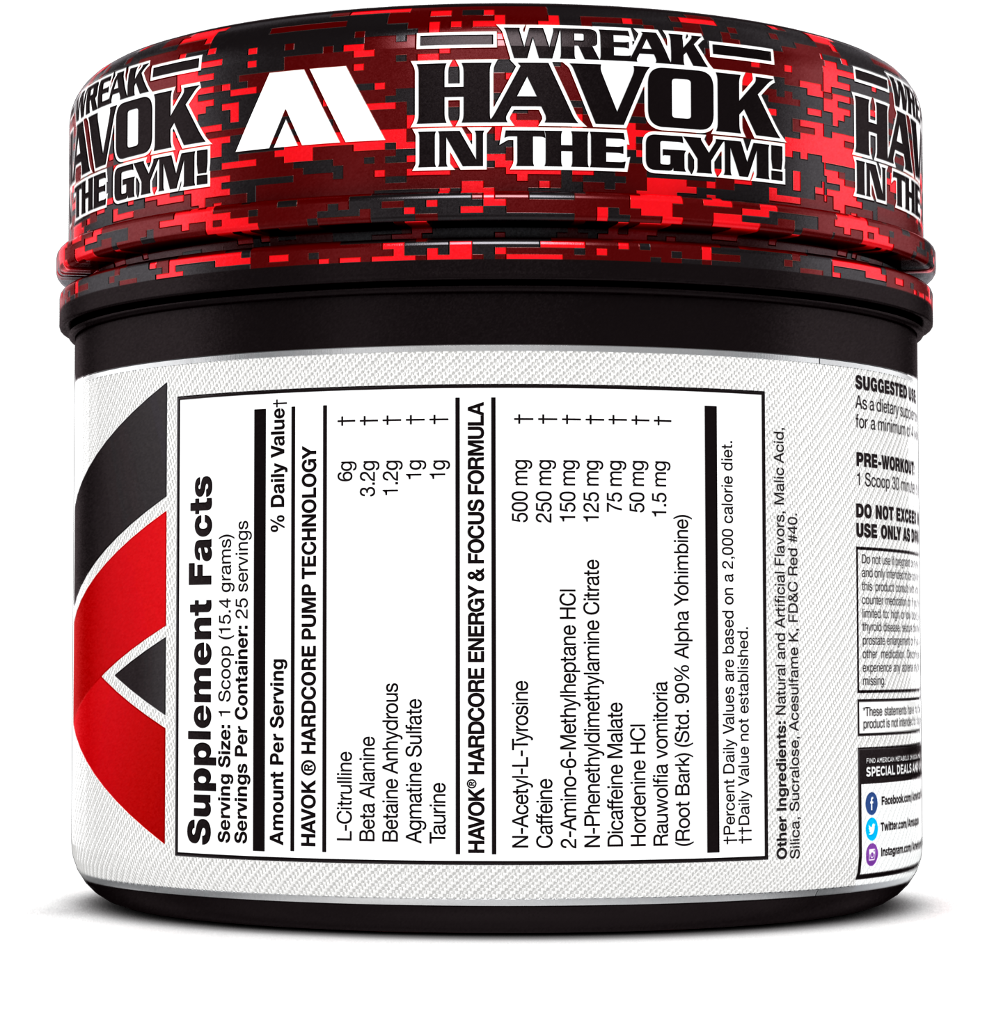 It look and feels like a. American Metabolix Havok Pre Workout First Look. 